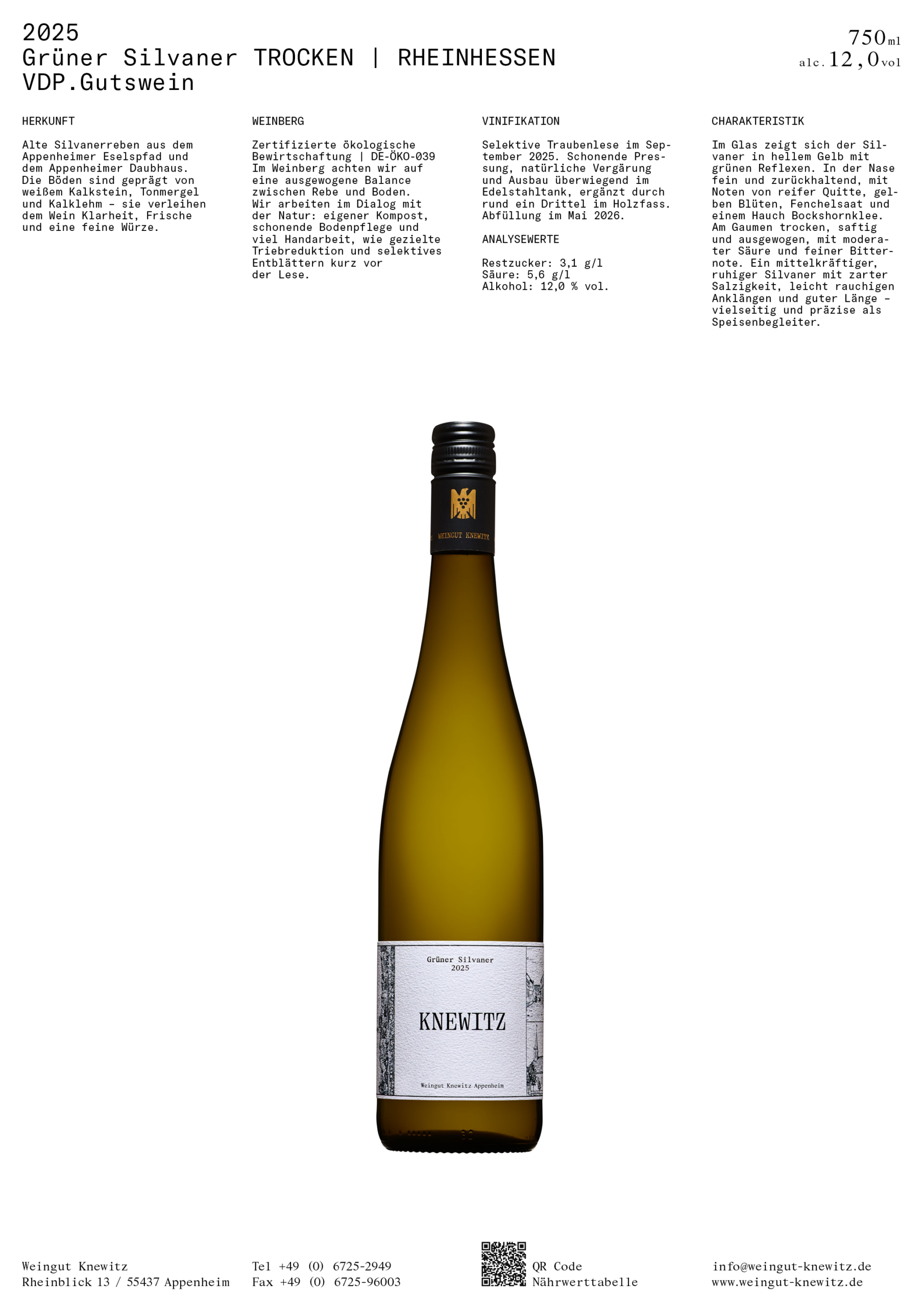 Grüner Silvaner trocken